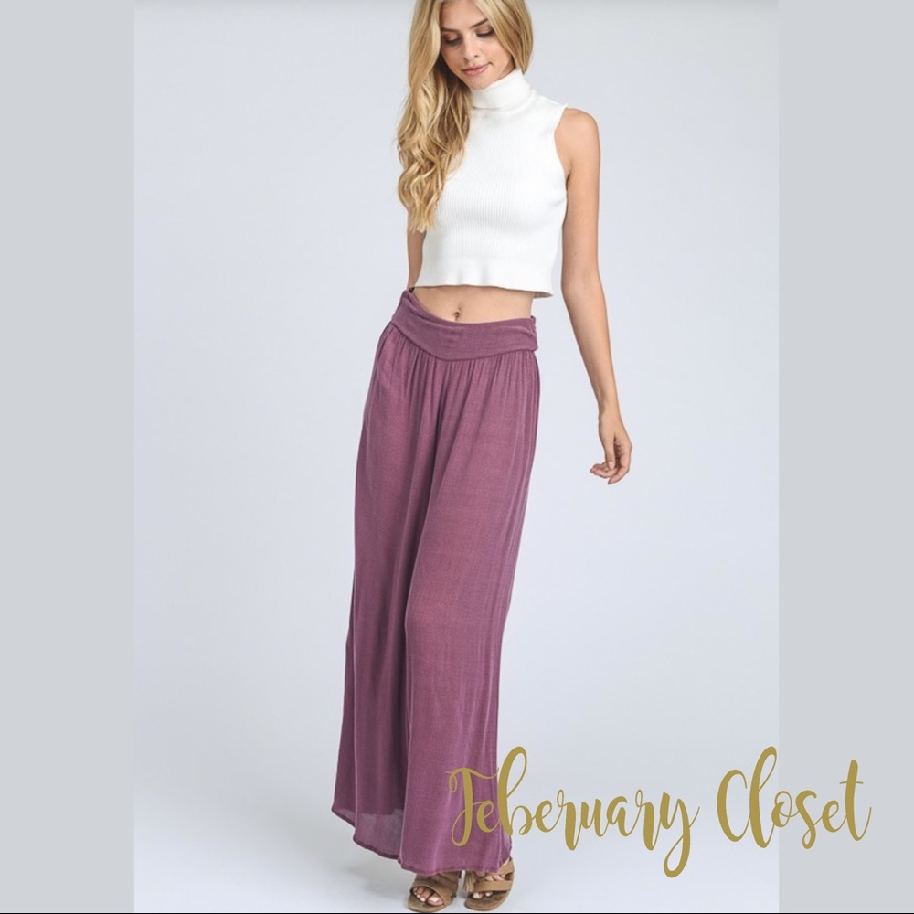 Woven Palazzo Pant (reduced)
